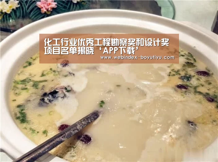 化工行业优秀工程勘察奖和设计奖项目名单揭晓‘APP下载’(图1) APP下载